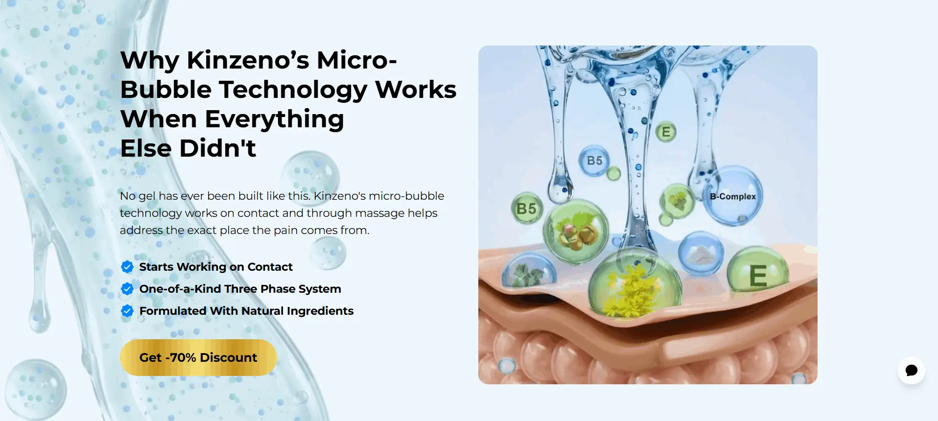 Kinzeno Massage Gel